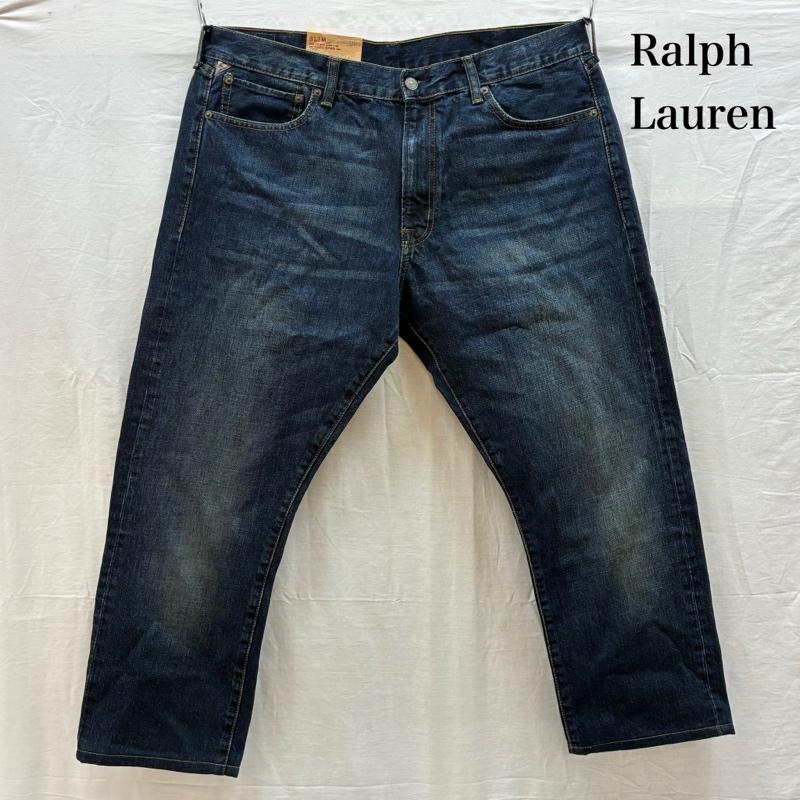 ラルフローレン RALPHLAUREN パンツ デニム、ジーンズ DENIM&SUPPLY ヴィンテージ加工 ジッパーフライ デニムパンツ 40インチ メンズ USED 古着 中古 50161263