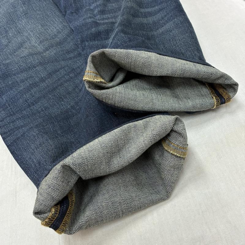 ラルフローレン RALPHLAUREN パンツ デニム、ジーンズ DENIM&SUPPLY ヴィンテージ加工 ジッパーフライ デニムパンツ 40インチ メンズ USED 古着 中古 50161263