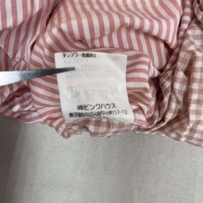 カールヘルム KARLHELMUT シャツ、ブラウス 長袖 日本製 パッチワーク デザイン ストライプ柄 長袖シャツ M 桃 / ピンク / pink メンズ USED 古着 中古 50161265