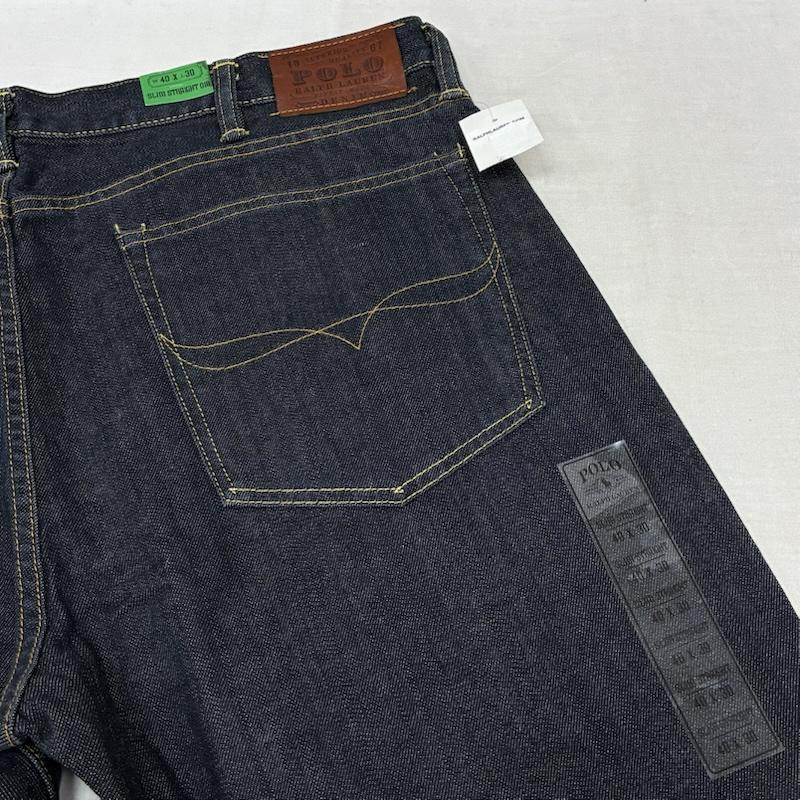 ポロラルフローレン POLO RALPH LAUREN パンツ デニム、ジーンズ スリム ストレート ジッパーフライ 5P デニムパンツ 40インチ メンズ USED 古着 中古 50161270