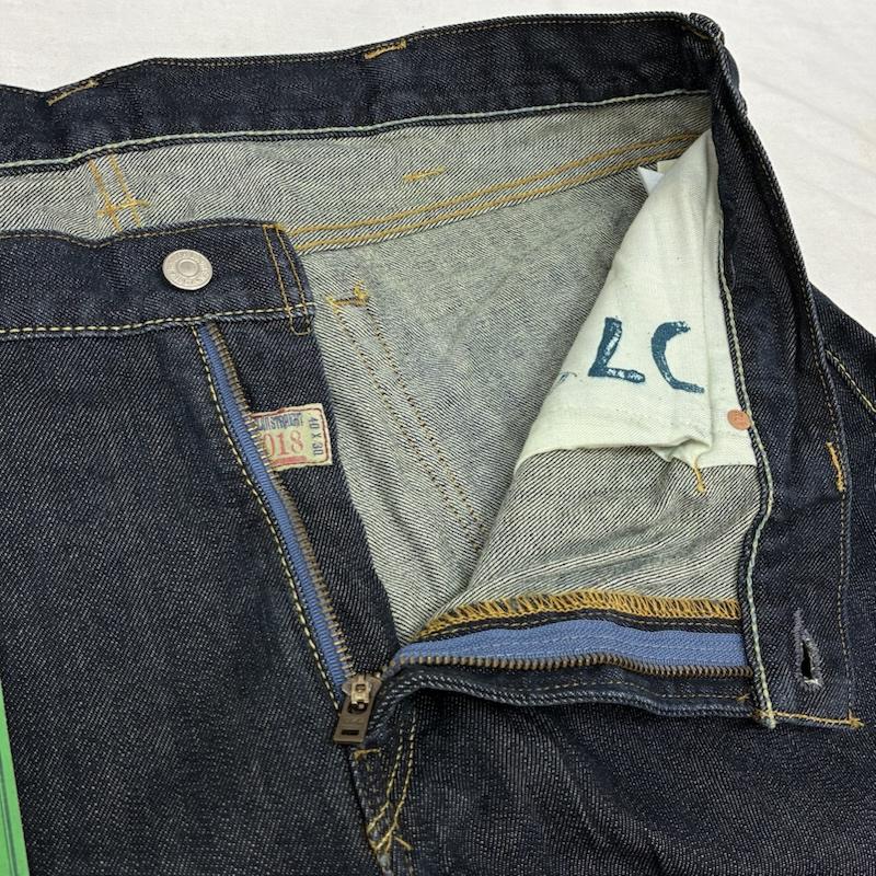 ポロラルフローレン POLO RALPH LAUREN パンツ デニム、ジーンズ スリム ストレート ジッパーフライ 5P デニムパンツ 40インチ メンズ USED 古着 中古 50161270