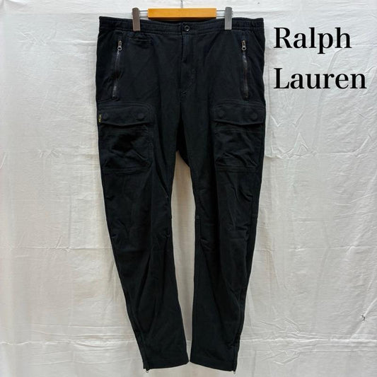 ラルフローレン RALPHLAUREN ボトムス ボトムス RLX ジップアップ テーパード スウェット イージー カーゴパンツ XL メンズ USED 古着 中古 50161272