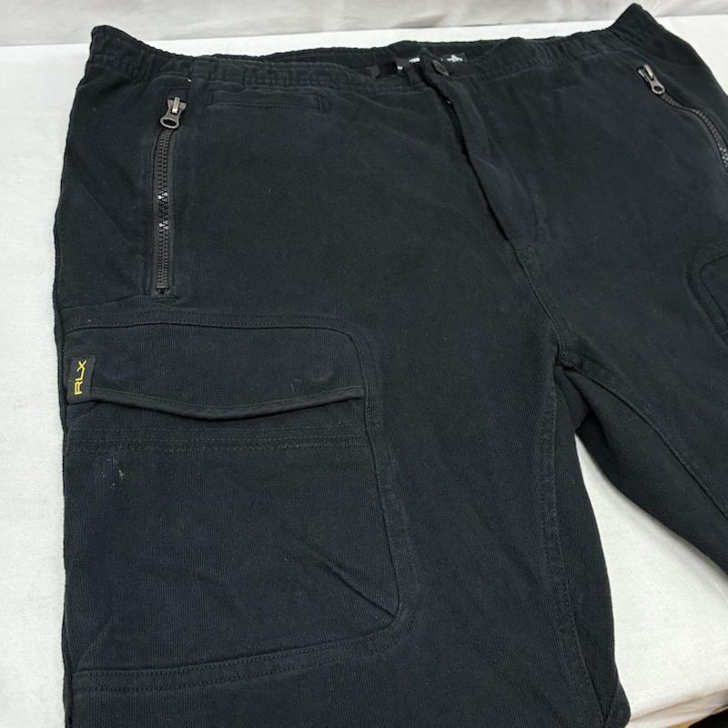 ラルフローレン RALPHLAUREN ボトムス ボトムス RLX ジップアップ テーパード スウェット イージー カーゴパンツ XL メンズ USED 古着 中古 50161272