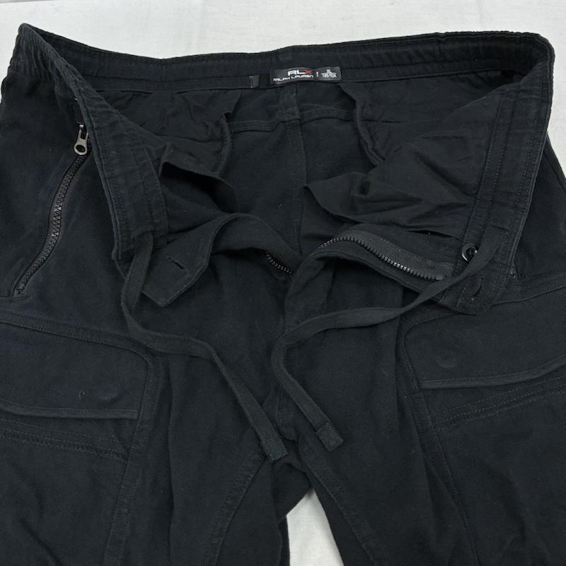 ラルフローレン RALPHLAUREN ボトムス ボトムス RLX ジップアップ テーパード スウェット イージー カーゴパンツ XL メンズ USED 古着 中古 50161272