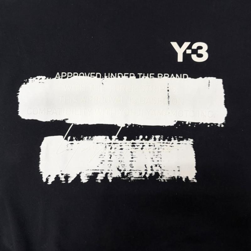 ワイスリー Y-3 トレーナー 長袖 adidas × Y-3 Yohji Yamamoto GRAPHIC SWEAT CREW グラフィックロゴ スエットトレーナー jn4881 - ロゴ、文字 黒 / ブラック / black メンズ USED 古着 中古 50161273