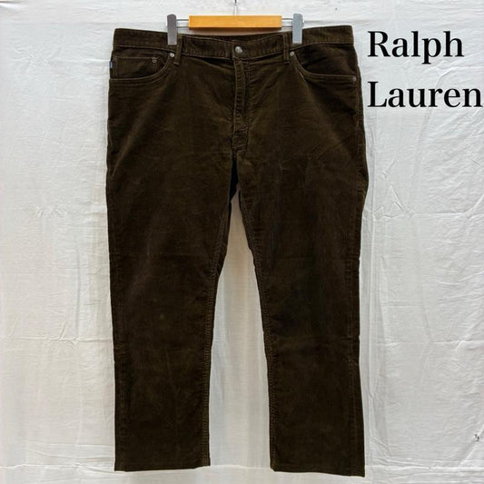 ポロバイラルフローレン Polo by RALPH LAUREN ボトムス ボトムス スリムフィット ストレッチコットン ジッパーフライ コーデュロイ パンツ 38インチ メンズ USED 古着 中古 50161277