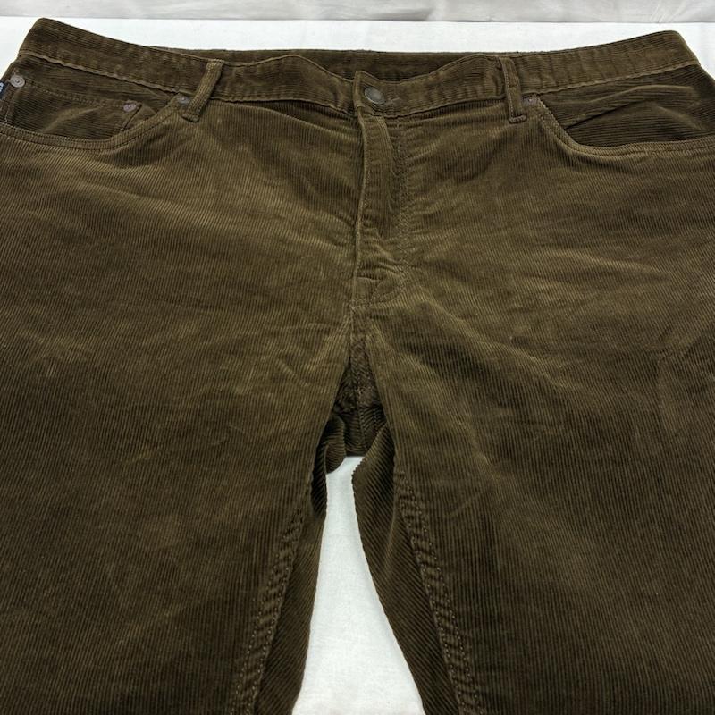 ポロバイラルフローレン Polo by RALPH LAUREN ボトムス ボトムス スリムフィット ストレッチコットン ジッパーフライ コーデュロイ パンツ 38インチ メンズ USED 古着 中古 50161277