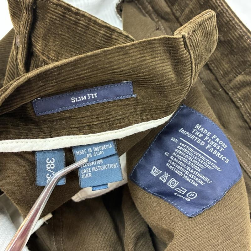 ポロバイラルフローレン Polo by RALPH LAUREN ボトムス ボトムス スリムフィット ストレッチコットン ジッパーフライ コーデュロイ パンツ 38インチ メンズ USED 古着 中古 50161277