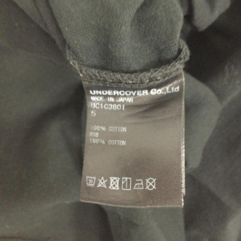 アンダーカバー UNDERCOVER Tシャツ 半袖 アンダーカバー UC1C3801 Tシャツ グラフィックロゴ TEE MONDAY 5 プリント 黒 / ブラック / black メンズ USED 古着 中古 50161278