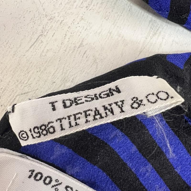 ティファニー TIFFANY&Co. ファッション小物 スカーフ、ポケットチーフ 幾何学 シルク100 ヴィンテージ スカーフ - レディース USED 古着 中古 50161284