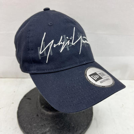 ヨウジヤマモトプールオム Yohji Yamamoto POUR HOMME 帽子 キャップ ダブルロゴ NEW ERA キャップ FREE メンズ USED 古着 中古 50161285