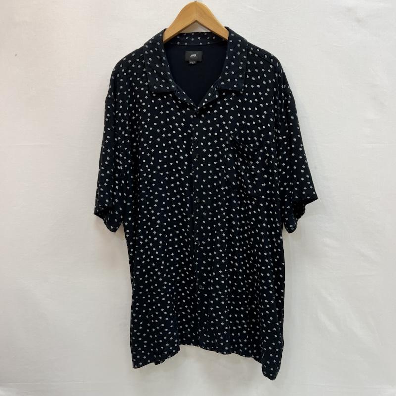 オベイ OBEY シャツ、ブラウス 半袖 薔薇 レーヨン オープンカラーシャツ アロハ XL 黒 / ブラック / black メンズ USED 古着 中古 50161297