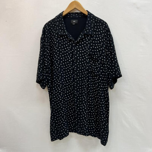 オベイ OBEY シャツ、ブラウス 半袖 薔薇 レーヨン オープンカラーシャツ アロハ XL 黒 / ブラック / black メンズ USED 古着 中古 50161297