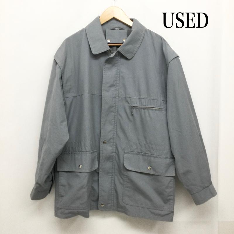 ＵＳＥＤ古着 USED/古着 ジャケット、上着 ジャンパー、ブルゾン ハーフコート　薄手ジャケット　サイズ50 50 無地 灰 / グレー / gray メンズ USED 古着 中古 50161300
