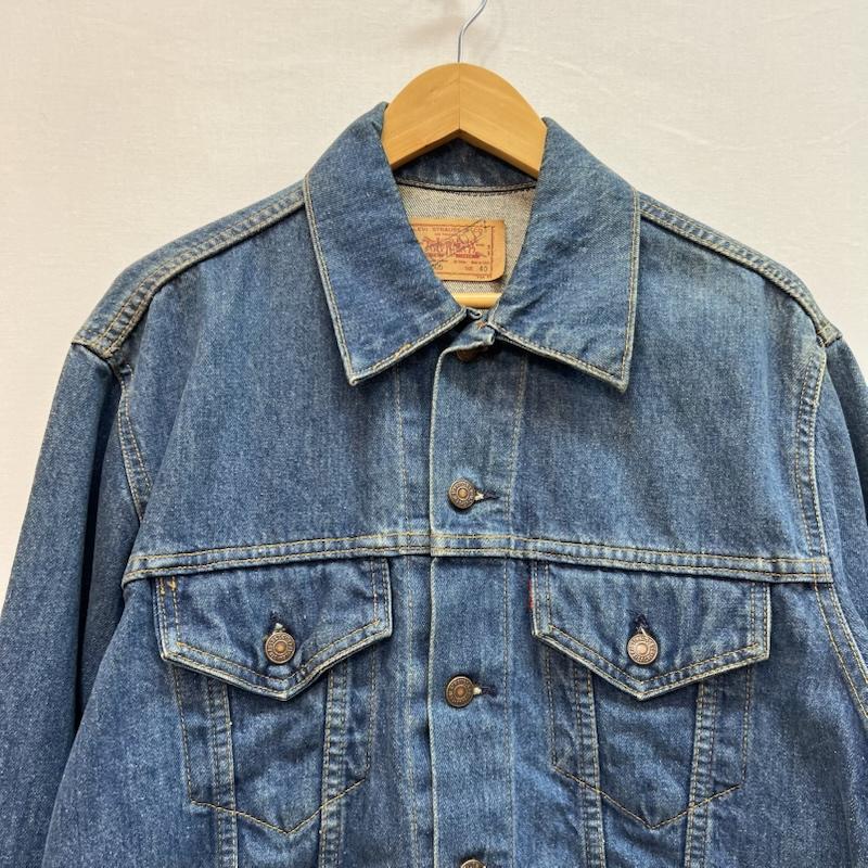 リーバイス Levi s ジャケット、上着 ジャンパー、ブルゾン 90s USA製 70505-0217 デニムジャケット イレギュラースタンプ 40 インディゴ / インディゴ / Indigo メンズ USED 古着 中古 50161302