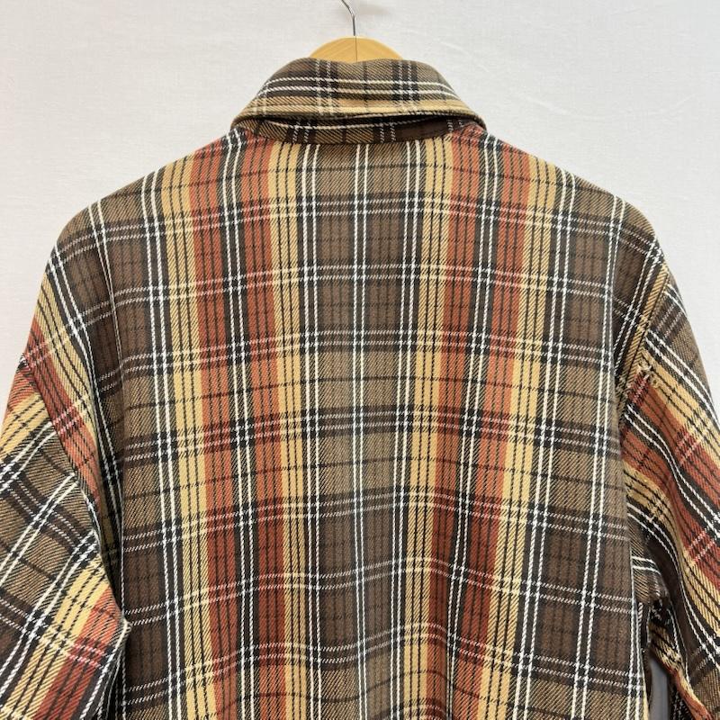 ビックマック BIGMAC シャツ、ブラウス 長袖 80s USA製 ヴィンテージ ヘビーネルシャツ L 茶 / ブラウン / brown メンズ USED 古着 中古 50161304