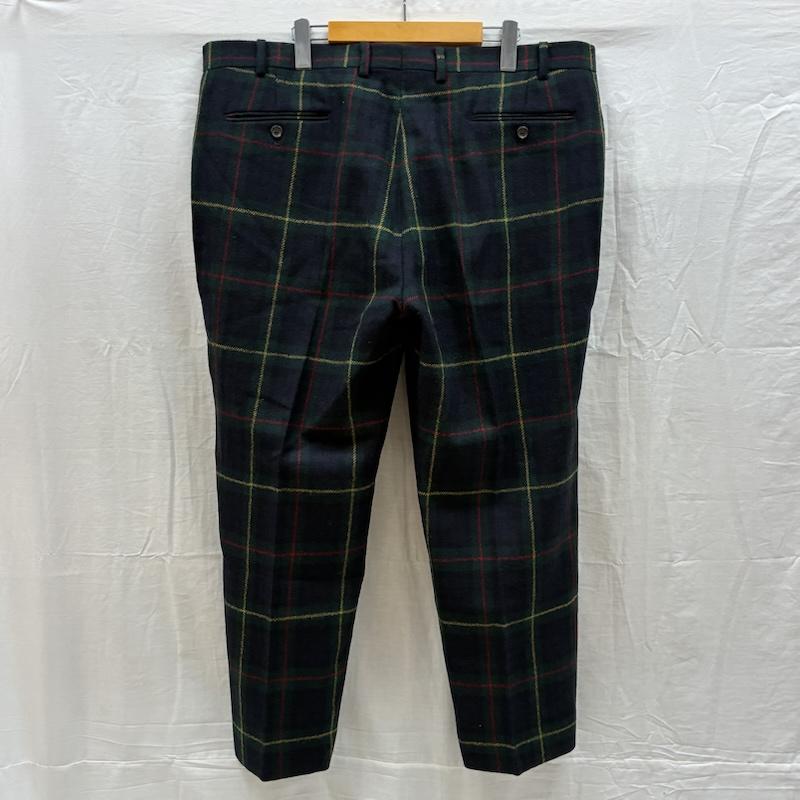 ローレンラルフローレン LAUREN RALPH LAUREN パンツ スラックス タータンチェック ウール ジッパーフライ スラックス 40インチ メンズ USED 古着 中古 50161313