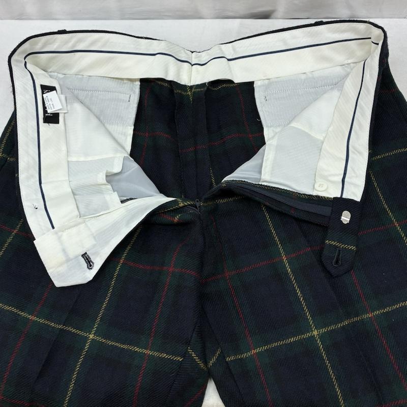 ローレンラルフローレン LAUREN RALPH LAUREN パンツ スラックス タータンチェック ウール ジッパーフライ スラックス 40インチ メンズ USED 古着 中古 50161313