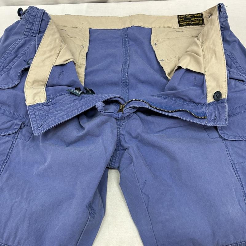 ポロバイラルフローレン Polo by RALPH LAUREN パンツ ワークパンツ、ペインターパンツ ダブルニー 6P コットン カーゴパンツ 40インチ メンズ USED 古着 中古 50161318