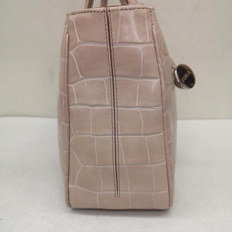 フルラ FURLA ショルダーバッグ ショルダーバッグ 2way クロコ 型押し レザー ミニ ハンド ショルダー バッグ 桃 / ピンク / pink レディース USED 古着 中古 50161321
