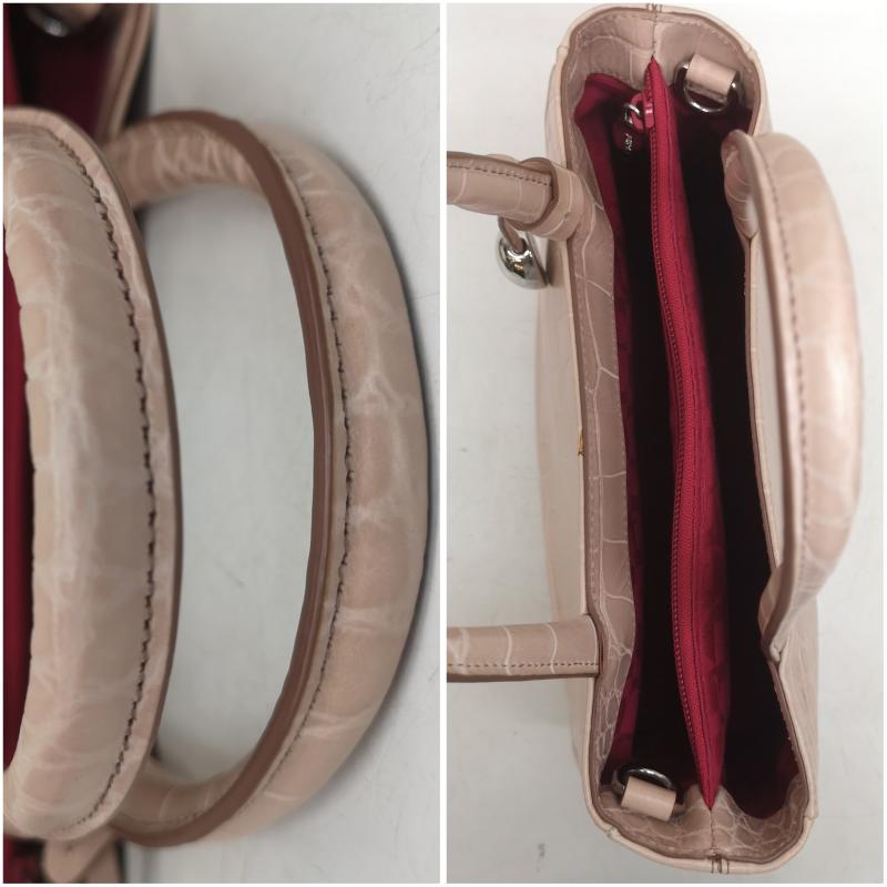 フルラ FURLA ショルダーバッグ ショルダーバッグ 2way クロコ 型押し レザー ミニ ハンド ショルダー バッグ 桃 / ピンク / pink レディース USED 古着 中古 50161321