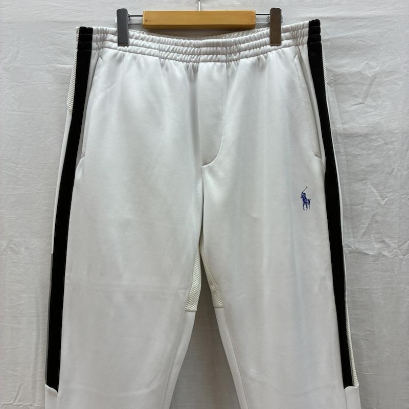 ポロラルフローレン POLO RALPH LAUREN ボトムス ボトムス ポニー プリント サイドライン 裾ジップ イージー トラックパンツ ジャージ XL メンズ USED 古着 中古 50161326
