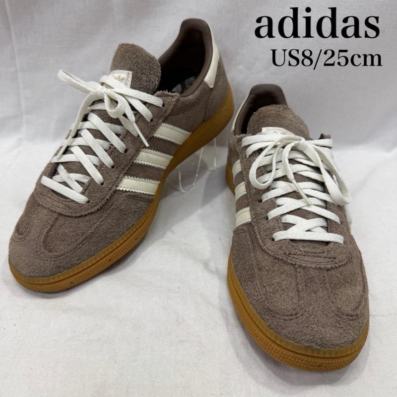 アディダス adidas スニーカー スニーカー IF6490 ハンドボール スペツィアル ブラウン/オフホワイト/ガム US8/25cm US：8 ベージュ / ベージュ / beige レディース USED 古着 中古 50161334