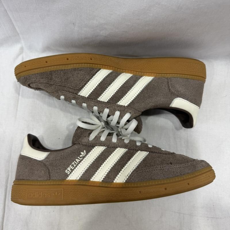 アディダス adidas スニーカー スニーカー IF6490 ハンドボール スペツィアル ブラウン/オフホワイト/ガム US8/25cm US：8 ベージュ / ベージュ / beige レディース USED 古着 中古 50161334