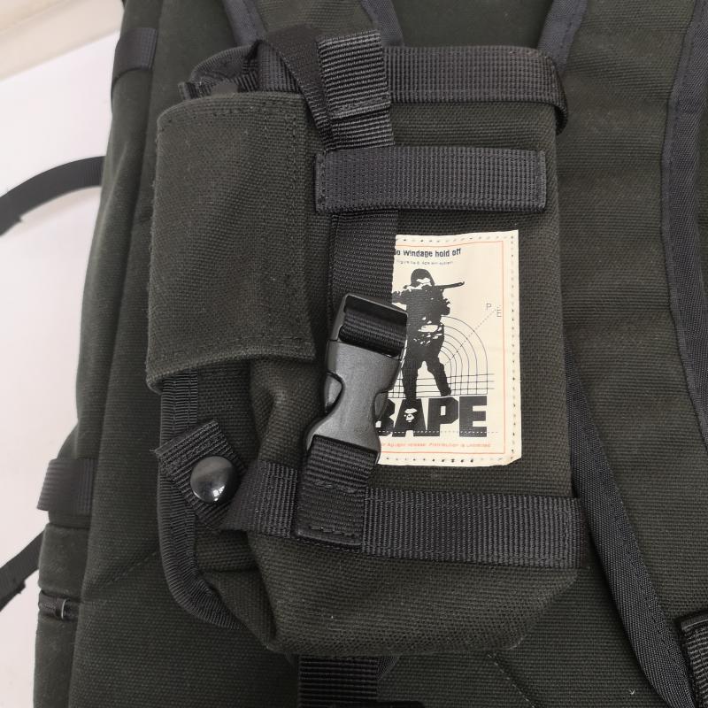 アベイシングエイプ A BATHING APE リュックサック、デイパック リュックサック、デイバッグ 90s PORTER バックパック リュック - 黒 / ブラック / black メンズ USED 古着 中古 50161335