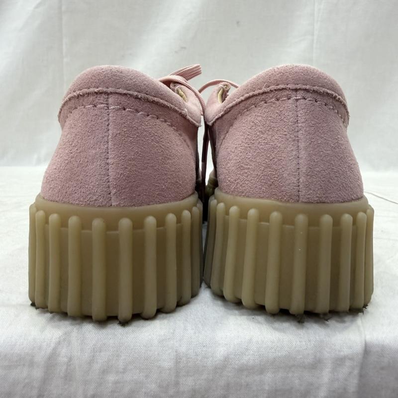 クラークス Clarks スニーカー スニーカー TORHILL BEE ダスティーローズスエード UK6/24.5cm US：6 ボーダー柄 桃 / ピンク / pink レディース USED 古着 中古 50161338