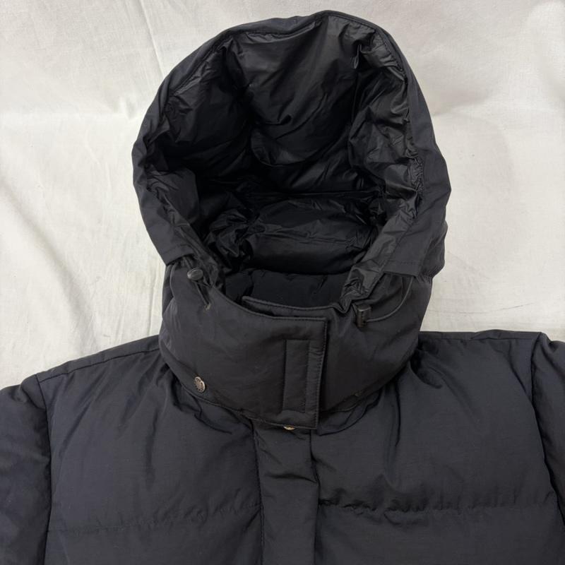 ザノースフェイス THE NORTH FACE ジャケット、上着 ダウンジャケット ndw92531 CAMP SIERRA SHORT black XL ダブルジップ フード取り外し可能 XL ロゴ、文字 黒 / ブラック / black レディース USED 古着 中古 50161339