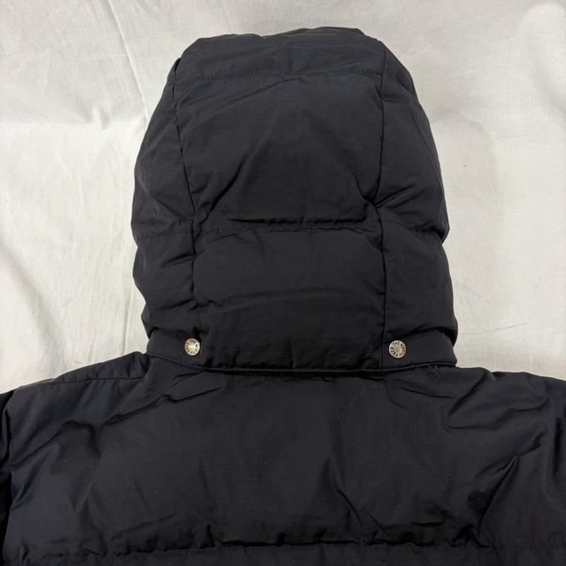 ザノースフェイス THE NORTH FACE ジャケット、上着 ダウンジャケット ndw92531 CAMP SIERRA SHORT black XL ダブルジップ フード取り外し可能 XL ロゴ、文字 黒 / ブラック / black レディース USED 古着 中古 50161339
