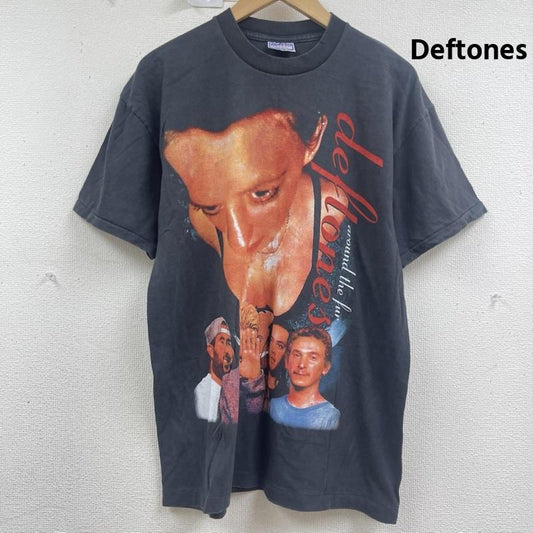 古着 USED Tシャツ 半袖 Deftones Around the Fur バンド プリント Tシャツ L 黒 / ブラック / black メンズ USED 古着 中古 50161365