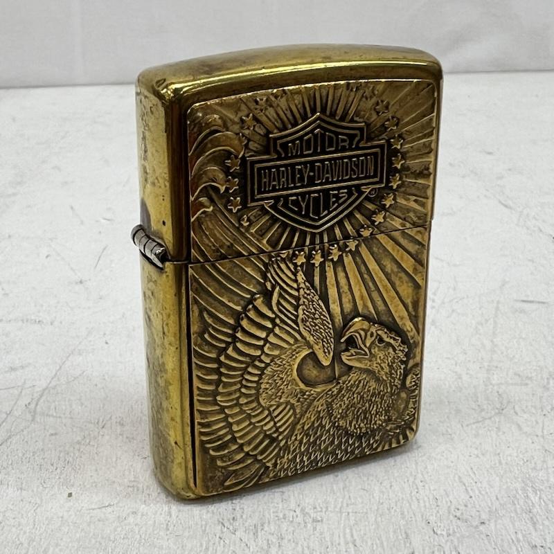 ハーレーダビッドソン Harley-Davidson ファッション小物 喫煙グッズ 00s ZIPPO イーグル ブラス オイルライター - メンズ USED 古着 中古 50161385