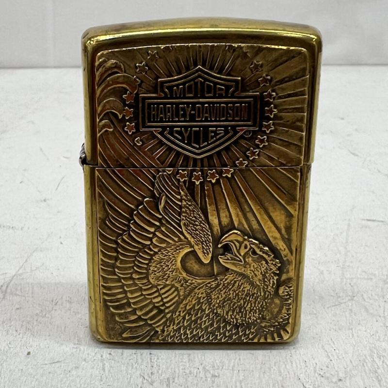 ハーレーダビッドソン Harley-Davidson ファッション小物 喫煙グッズ 00s ZIPPO イーグル ブラス オイルライター - メンズ USED 古着 中古 50161385