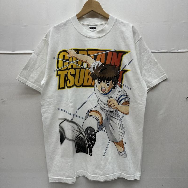 古着 USED Tシャツ 半袖 United Athle キャプテン翼 アニメ プリント Tシャツ L 白 / ホワイト / white メンズ USED 古着 中古 50161387