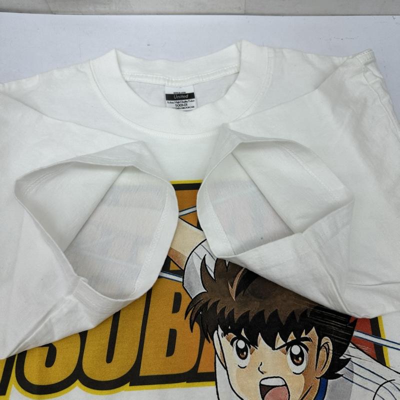古着 USED Tシャツ 半袖 United Athle キャプテン翼 アニメ プリント Tシャツ L 白 / ホワイト / white メンズ USED 古着 中古 50161387