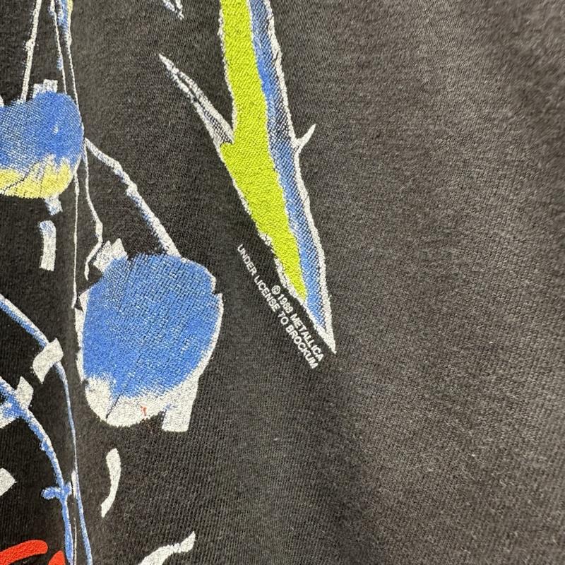 古着 USED Tシャツ 半袖 80s USA製 METALLICA And Justice for All バンド プリント Tシャツ バンT XL 黒 / ブラック / black メンズ USED 古着 中古 50161389