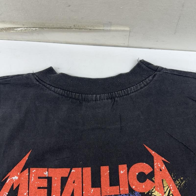 古着 USED Tシャツ 半袖 80s USA製 METALLICA And Justice for All バンド プリント Tシャツ バンT XL 黒 / ブラック / black メンズ USED 古着 中古 50161389