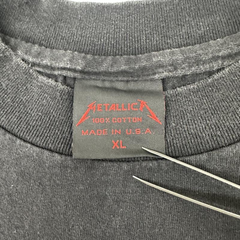 古着 USED Tシャツ 半袖 80s USA製 METALLICA And Justice for All バンド プリント Tシャツ バンT XL 黒 / ブラック / black メンズ USED 古着 中古 50161389
