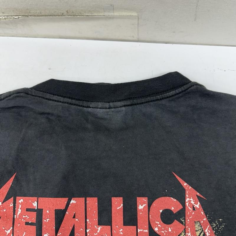古着 USED Tシャツ 半袖 80s USA製 METALLICA Damaged Justice バンド プリント Tシャツ スカル バンＴ XL 黒 / ブラック / black X ダークグレー / ダークグレー / メンズ USED 古着 中古 50161393