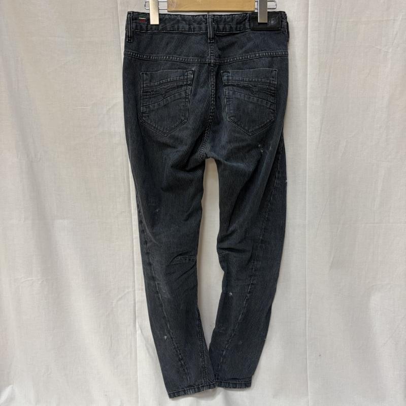 ディーゼル DIESEL パンツ デニム、ジーンズ RELAXED BOY FRIEND DENIM PANTS ストライプ W23/L32 28インチ ストライプ 黒 / ブラック / black レディース USED 古着 中古 50161394