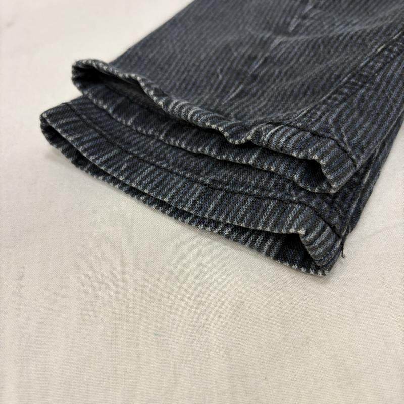 ディーゼル DIESEL パンツ デニム、ジーンズ RELAXED BOY FRIEND DENIM PANTS ストライプ W23/L32 28インチ ストライプ 黒 / ブラック / black レディース USED 古着 中古 50161394