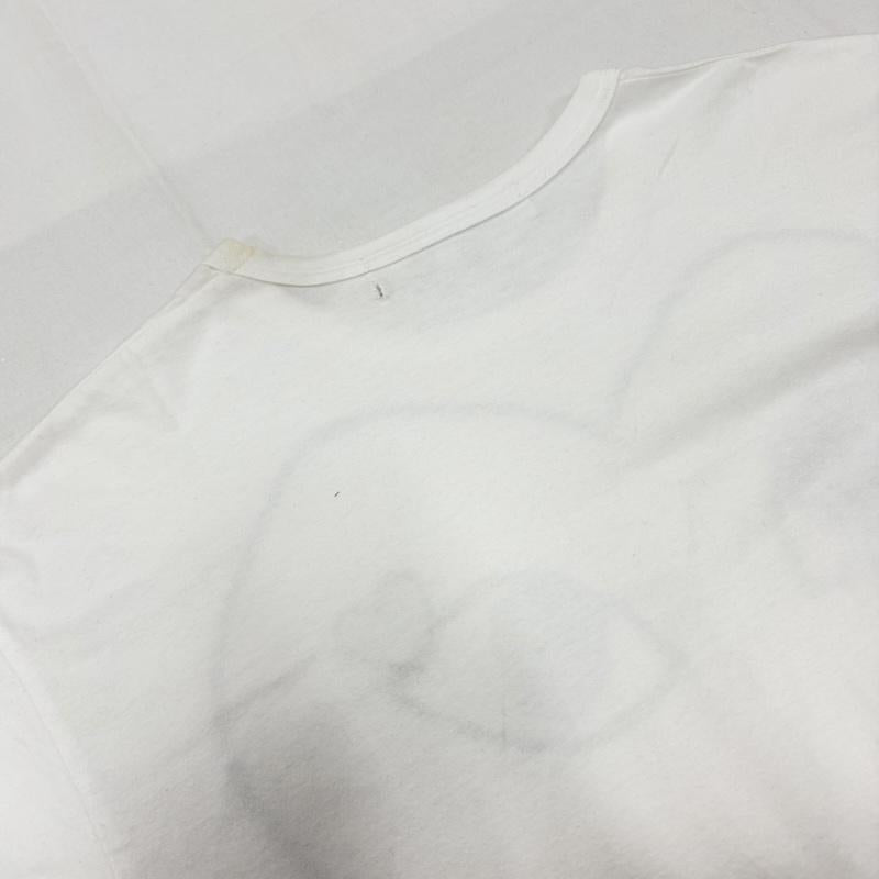 コムデギャルソン COMME des GARCONS Tシャツ 半袖 PLAY プレイ ハート 半袖 Tシャツ ロゴ プリント ワッペン パッチ XL ロゴ、文字 X プリント X 刺繍 白 / ホワイト / white X 黒 / ブラック / black メンズ USED 古着 中古 50161401