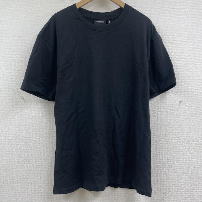 エッセンシャルズ ESSENTIALS Tシャツ 長袖 LA限定 ボクシーロゴ プリント Tシャツ カットソー M 黒 / ブラック / black メンズ USED 古着 中古 50161420