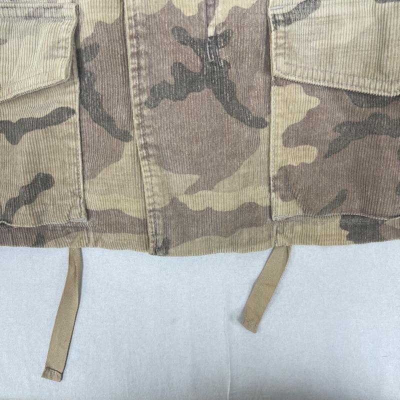 ティーエムティー TMT ジャケット、上着 ジャンパー、ブルゾン 日本製 カモフラ柄 コーデュロイ M-65 ミリタリー ジャケット S ベージュ / ベージュ / beige メンズ USED 古着 中古 50161421