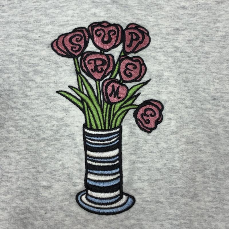 シュプリーム Supreme パーカー 長袖 2018FW Flowers Hooded Sweatshirt フラワー フーデッド スウェット シャツ S メンズ USED 古着 中古 50161424