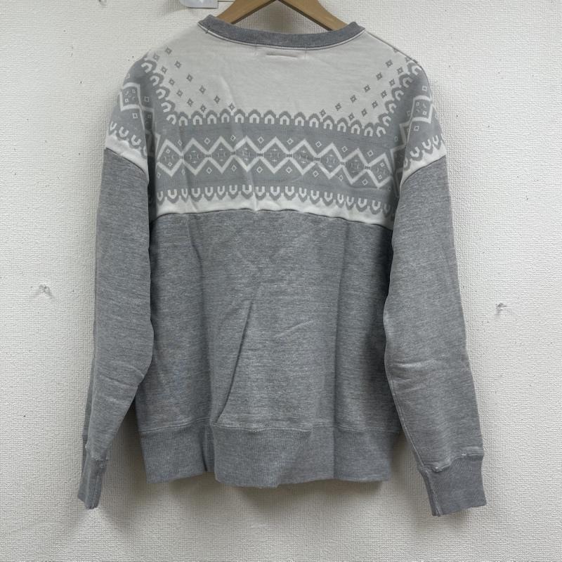 レミ レリーフ REMI RELIEF トレーナー 長袖 日本製 雪柄 ノルディック クルーネック スウェット トレーナー S 灰 / グレー / gray レディース USED 古着 中古 50161428
