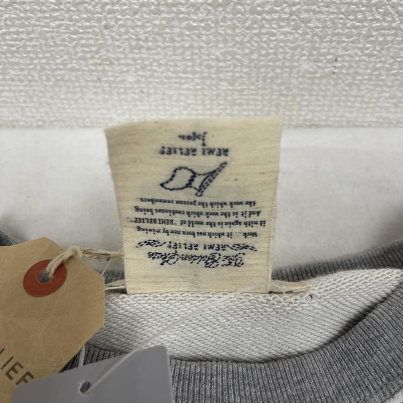 レミ レリーフ REMI RELIEF トレーナー 長袖 日本製 雪柄 ノルディック クルーネック スウェット トレーナー S 灰 / グレー / gray レディース USED 古着 中古 50161428