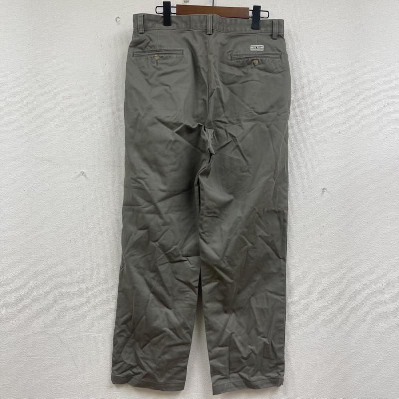 ポロラルフローレン POLO RALPH LAUREN パンツ ワークパンツ、ペインターパンツ 90s 2タック チノパンツ ポロチノ ワイド パンツ M グレージュ / グレージュ / メンズ USED 古着 中古 50161436